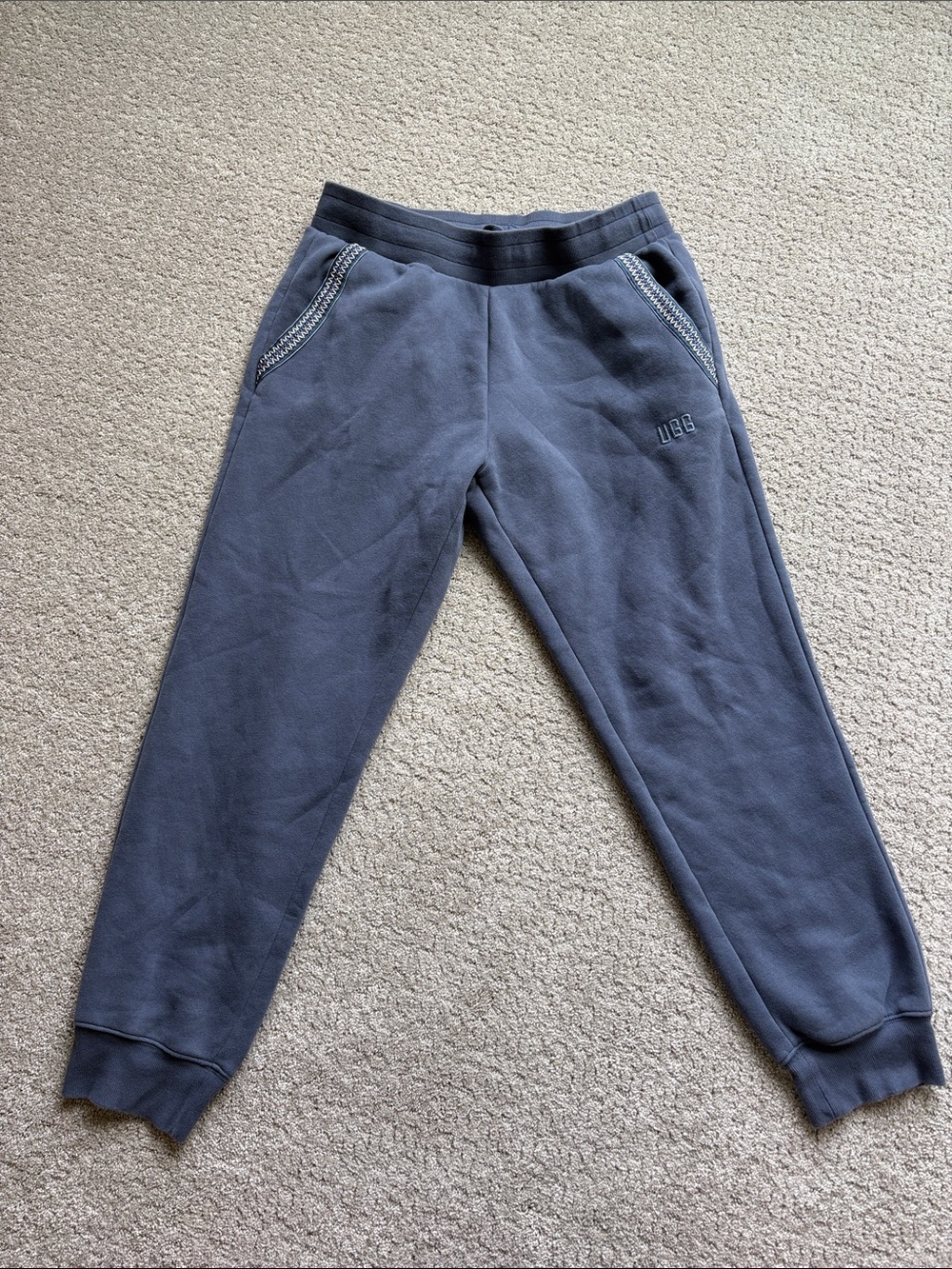 UGG Men's Blue Jogger Sweatpants
